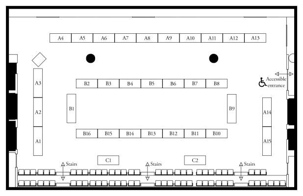 Booktoberfest table map 2026